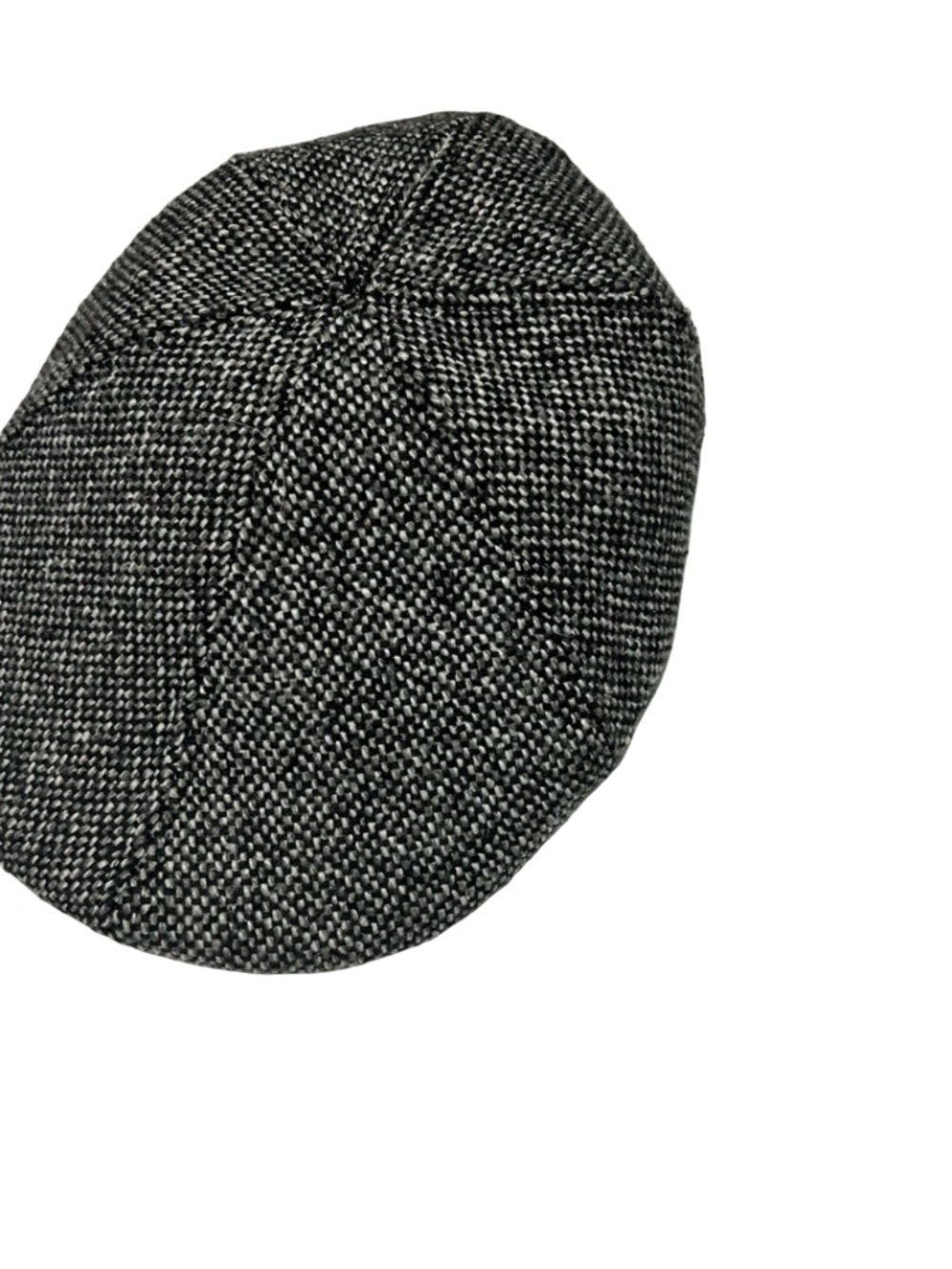 Mens Elastafit Gray Flat Cap Hat